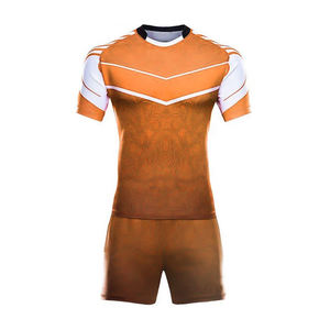Diseña tu ropa de equipo personalizada, uniforme de rugby de impresión personalizada, hecho en fábrica, precio al por mayor, uniforme de rugby de secado rápido - Product Image 2