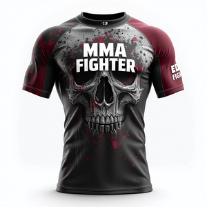 Protectores de erupción sublimados de MMA personalizados para entrenamiento de artes marciales, entrenamiento de gimnasio, deportes de combate y rendimiento atlético duradero - Product Image 1