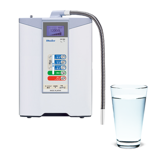 Ioniseur électrique en plastique Buder fabriqué au Japon avec antioxydant et ORP maximal de -450 mV pour usage domestique - Product Image 1