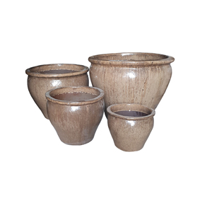 Maceta de cerámica para exteriores esmaltada grande, maceta de arcilla hecha a mano para el hogar, jardín, suelo, decoración, fabricante, producto de Vietnam - Product Image 4