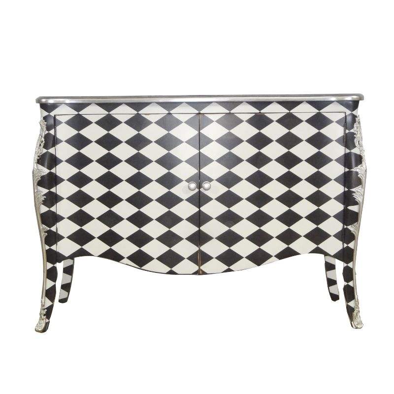 ดำ + ขาว + เงินทาสี