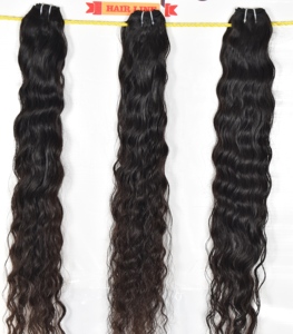 Paquete venta al por mayor Temple virgen vietnamita procesamiento sin cutícula alineada color natural cabello negro mujeres extensiones de cabello humano - Product Image 4