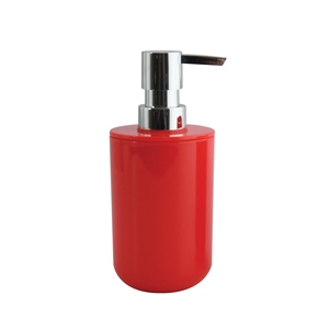 Distributore di sapone acrilico MSV 'Inagua' rosso - Product Image 1