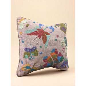 Housse de coussin brodée à la main Suzani Imaco Rugs 45 cm x 45 cm pour coussins décoratifs - Product Image 1