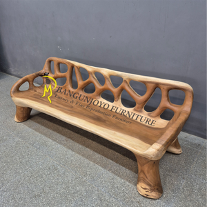 Juego de Sofás de Madera para Jardín Muebles de Patio Exterior con Mesa para Uso en Hotel o Apartamento - Product Image 3