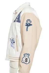 Veste d'université durable de meilleure qualité Vestes Letterman Veste d'université de baseball à épaule rabattue Fabrication au Pakistan - Product Image 5