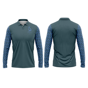 เสื้อโปโลสั่งทำขายส่ง เสื้อโปโลแขนสั้น เสื้อโปโลรักบี้แบบซับลิเมชั่นสำหรับผู้ชาย - Product Image 3