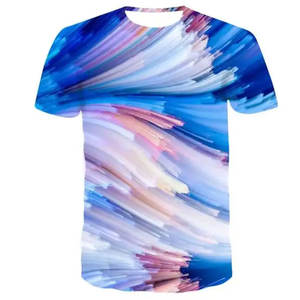 T-shirts à manches courtes en polyester 100% imprimés à sublimation personnalisée, polyester, coton polyester anti-boulochage, imprimés à manches courtes, entièrement sublimés - Product Image 4