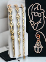 DAFNI BIG PAZAR Bracelet enveloppant tendance en acier inoxydable avec imitation perle - Cadeau d'Istanbul