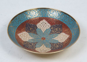 Frutero de Metal Pulido Brillante de Estilo Tradicional, Tazón para Servir Chocolate, Frutos Secos y Dátiles, Artículo Decorativo para Mesa - Product Image 5