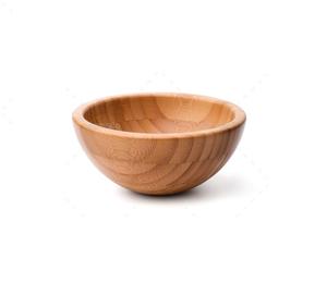 Cuenco para servir ensalada de madera de Acacia hecho a mano 100% de la India, cuenco de madera de forma redonda de muy buena calidad de A.Z Handicrafts - Product Image 5