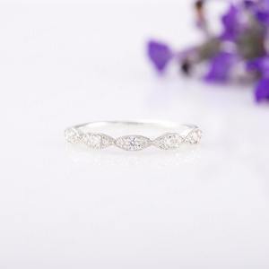 Anillo clásico, joyería para mujer, joyería de estilo bohemio de plata, Plata de Ley 925, Topacio blanco, piedras preciosas, anillo hecho a mano, regalo para esposa - Product Image 1