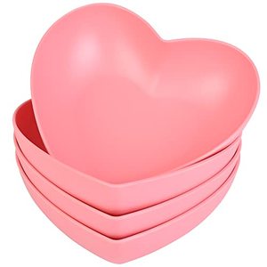 Decorative <b>Heart</b> Shaped Resin Serving <b>Bowl</b> Polished Serving <b>Bowl</b> for Home Hotel Tabletop Decoration for Food & Salad <b>Bowl</b> - Product Image 1