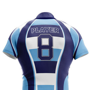 Uniforme de rugby pour hommes de différents styles, couleur unie, confortable, séchage rapide, vente chaude, uniforme de rugby pour hommes - Product Image 3