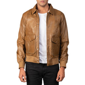 Veste en cuir pour homme de qualité supérieure, légère, à séchage rapide, respirante, service OEM, logo personnalisé, nouvelle arrivée - Product Image 1