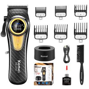 Cortadora de Pelo Profesional Inalámbrica para Hombre con Pantalla LED, Base de Carga, 9000 RPM, Herramientas de Corte de Pelo con Batería USB - Product Image 4