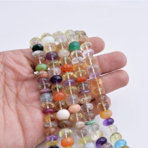 Cuentas Facetadas de Gemas Mixtas Naturales de 9mm a 12mm para la Elaboración de Joyería Fina - Product Image 6