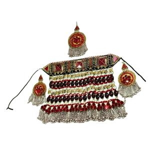 Afghan Cultural Handmade Bohemia Copper <b>Beads</b> Vintage <b>Fashion</b> <b>Necklace</b> for Women Party Traditional Wear - Product Image 1