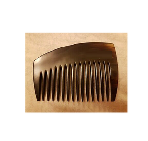 Peine de cuerno de búfalo marrón natural Peine de cuerno de buey Peine de cuerno de vaca para el cuidado del cabello en buen pulido Con color negro al mejor precio - Product Image 6