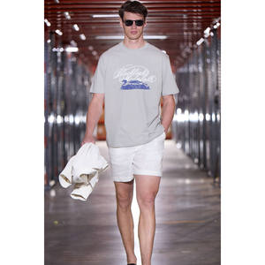 T-shirt à col rond pour homme GRIMELANGE WONTON, 100% coton biologique, imprimé, coupe classique - Product Image 1