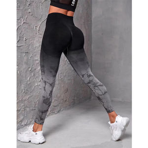 Leggings de sport sans couture haute performance de qualité supérieure Leggings de fitness de yoga taille haute personnalisables pour femmes - Product Image 2