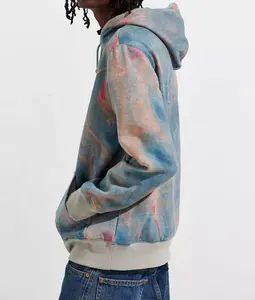 Sudadera con capucha de sublimación para hombre de diseño OEM personalizado al mejor precio MOQ bajo Color sólido para invierno - Product Image 2