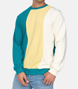 Sweat-shirts en molleton de coton lourd vierge, col rond, sweat-shirts et sweat-shirts à capuche, logo personnalisé, sweat-shirt à col rond pour homme - Product Image 2