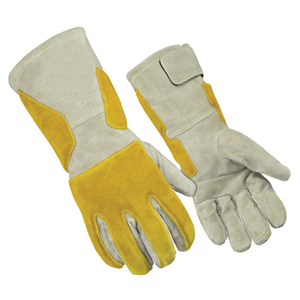 Nouveau 2025 Qualité professionnelle Exigeable haute qualité Hommes Meilleurs gants de soudage Gants de travail d'hiver avec cuir de vache fendu - Product Image 5