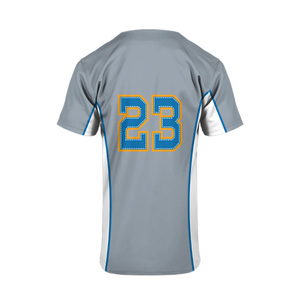 Quality Custom Baseball Jerseys for Youth & Adult Men Breathable Twill Crewneck Button <b>Down</b> Plus Size Sportswear - Product Image 2