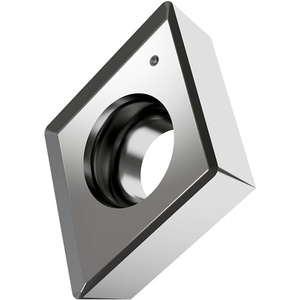 Inserto de Torneado Indexable ISO ECGT 080304E-SF2H07, Diámetro del Orificio 3.4mm, Color Plateado, Paquete de 10 para Herramientas de Torneado - Product Image 1