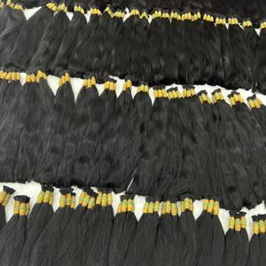 ขายส่งผมยาวตรงดิบธรรมชาติสีดําในผู้ขายต่อผมมนุษย์ชาวเวียดนามจํานวนมาก - Product Image 5