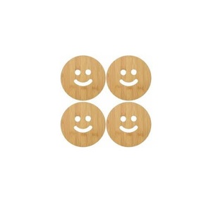 Handmade Resin & <b>Wooden</b> <b>Trivet</b> Coaster Natural Smell Unique Art Decor wholesale Custom natural round square thin bamboo Coaster - Product Image 5