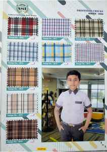 เครื่องแบบนักเรียนผ้าลายตาข่ายวัสดุโพลีเอสเตอร์/ ผ้าฝ้ายพรีเมียมส่งออกอินเดีย - Product Image 6