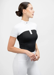Chemise de spectacle équestre pour femmes, tissu doux, confort flexible, conçue pour les longues heures et les spectacles élégants. - Product Image 3