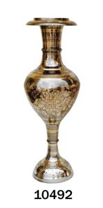 Vase à fleur en laiton décoratif intérieur extérieur le plus populaire personnalisé meilleure vente vase à fleur en métal design exportateurs indiens - Product Image 6