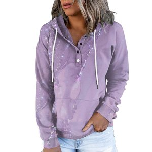 Conjunto de sudaderas con capucha de alta calidad para mujer, sudaderas con capucha bordadas personalizadas para mujer, Sudadera con capucha de talla estadounidense para mujer - Product Image 2