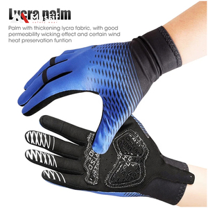 Gants de cyclisme personnalisés en daim neufs, à doigts entiers, antidérapants, imperméables, avec fermeture auto-agrippante pour le motocross et la moto tout-terrain - Product Image 5