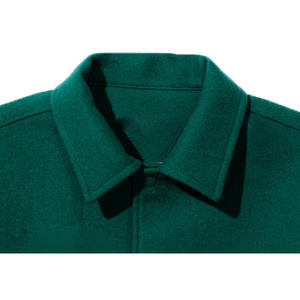 แจ็คเก็ตวาร์ซิตี้หนังแกะสำหรับฤดูหนาว สไตล์สตรีทแวร์ ผลิตตามสั่งจากโรงงาน ขายส่ง ออกแบบ OEM ระบายอากาศ กันลม สำหรับผู้ชาย ปักลายด้านหน้า - Product Image 4