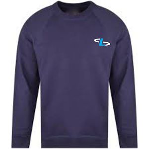 Sweats ras du cou brodés Pull en coton à col rond uni Sweatshirts surdimensionnés pour hommes - Product Image 4