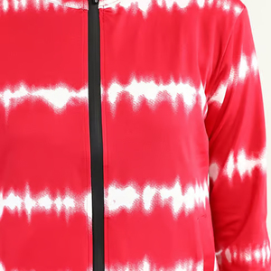 Streetwear d'hiver par sublimation léger à manches longues en polaire technique pour femmes ensemble de 2 pièces survêtement en polyester imprimé nouveau - Product Image 5