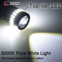 HYUGA BL9 T10 W5W 194 LED 6000K Blanc 19SMD CANBUS Anti-Scintillement Lampe Intérieure Plaque d'Immatriculation Coffre 300LM 2W Plug & Play