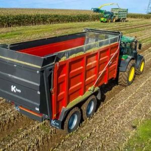 Remorques agricoles basculantes multifonctionnelles et durables avec moteur, pompe et boîte de vitesses pour le transport général de céréales, de foin et d'aliments pour bétail - Product Image 1