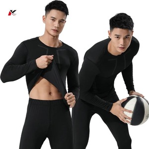 Camiseta de compresión de manga larga, camiseta interior atlética ligera Rash Guard, capa Base para fútbol, baloncesto, gimnasio, ropa deportiva - Product Image 3