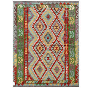 พรมกิลิม ไมมาณา อัฟกานิสถาน ขนาด 194 x 152 ซม. ชุดพรมปูพื้น - Product Image 1