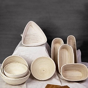 Juego de cesta ovalada hecha a mano de ratán para pan diseño OEM con logotipo para almacenamiento de pan hecho en la fábrica de Vietnam HNH - Product Image 2
