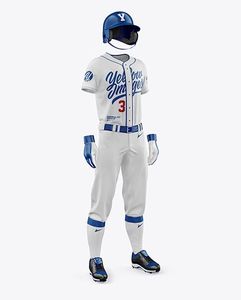 Ensemble de maillots de baseball de haute qualité personnalisables Chemises et shorts de qualité avec logo Conception de couleur respirante remplie par quantité - Product Image 3