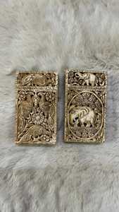 Caja de naipes tallada a mano hecha a medida en hueso de Búfalo, ideal para reventa, suministros para naipes, tiendas - Product Image 2