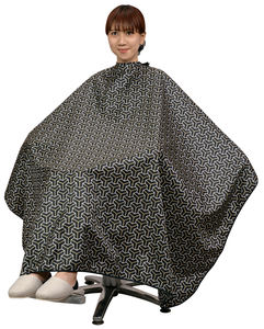 Capa de peluquero con estampado japonés elegante hecha de poliéster para uso en salón, accesorios de peluquería - Product Image 3
