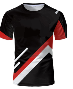 T-shirts OEM en gros pour hommes, personnalisables avec logo imprimé, décontractés, sportifs, à manches courtes, en coton respirant pour l'été - Product Image 2