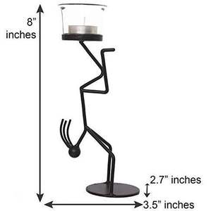 Colección de Portavelas de Hierro Estilo Deportivo para Mujer, Portavelas para Decoración del Hogar y Oficina, Eventos de Boda, Decoración en Grandes Cantidades - Product Image 3